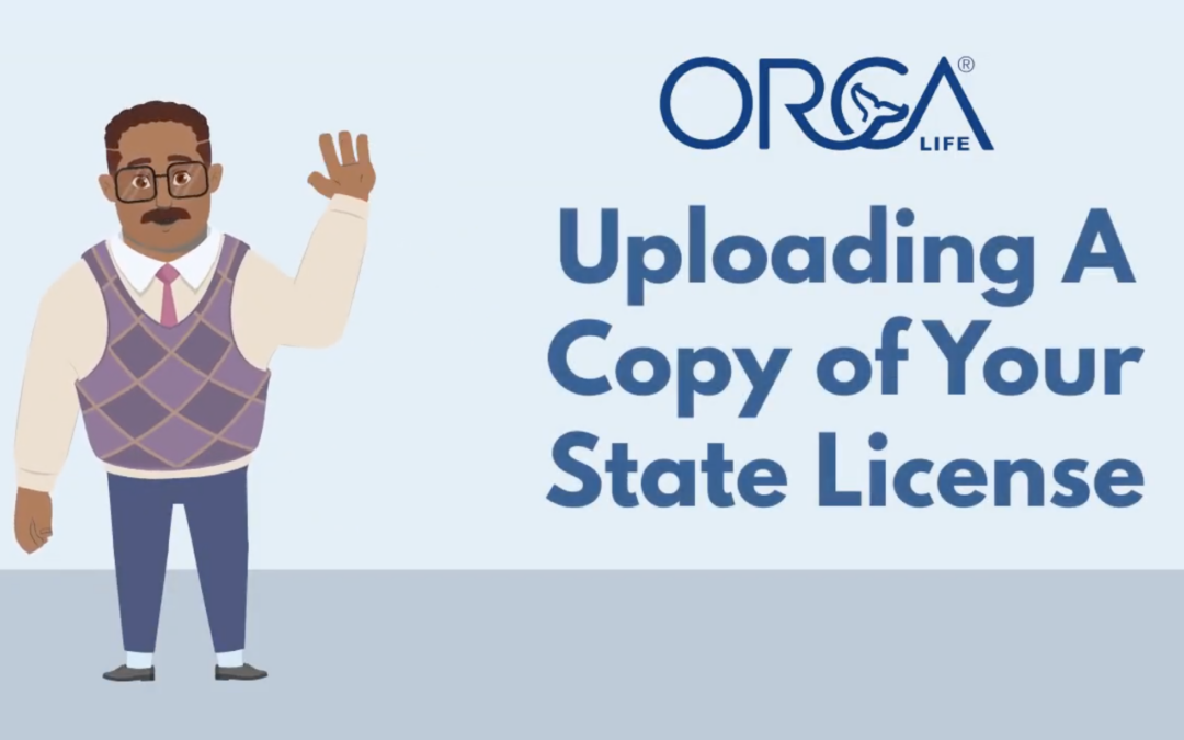 Uploading a Copy of Your State License